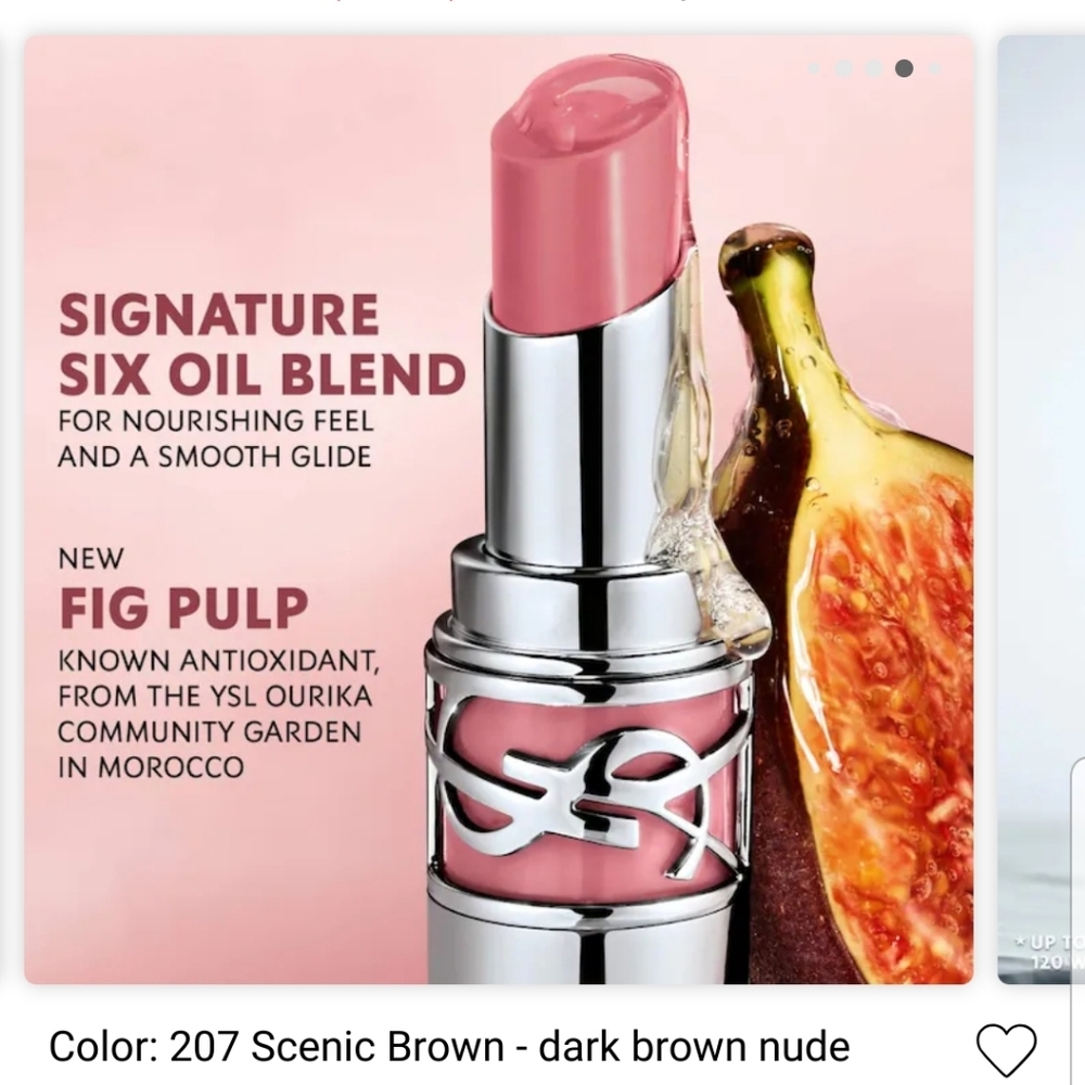 YSL Loveshine Lip Oil Stick - 207 Scenic Brown - Picture 3 of 6